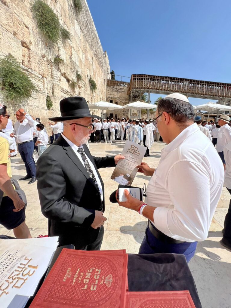 ברחבת הכותל המערבי: אנוסי משהד הגיעו למצוות