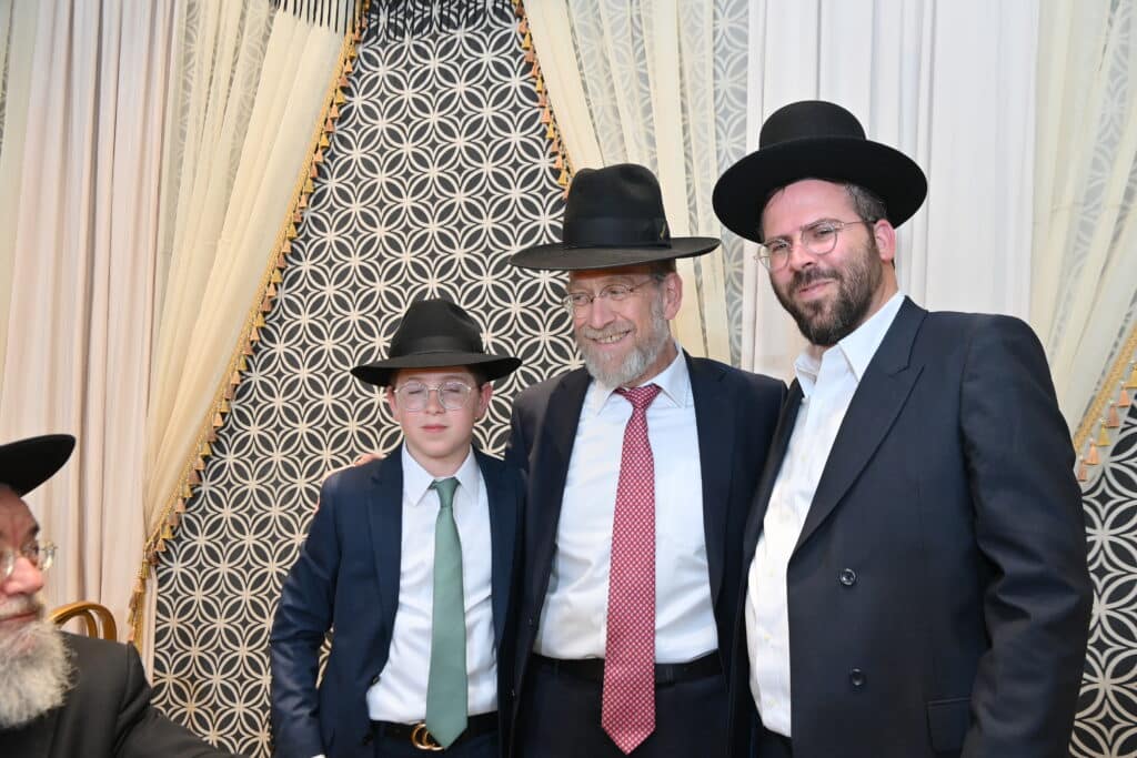 בראשות גדו"י: יו"ר האיחוד ערך בר מצווה לבנו, כולם התייצבו