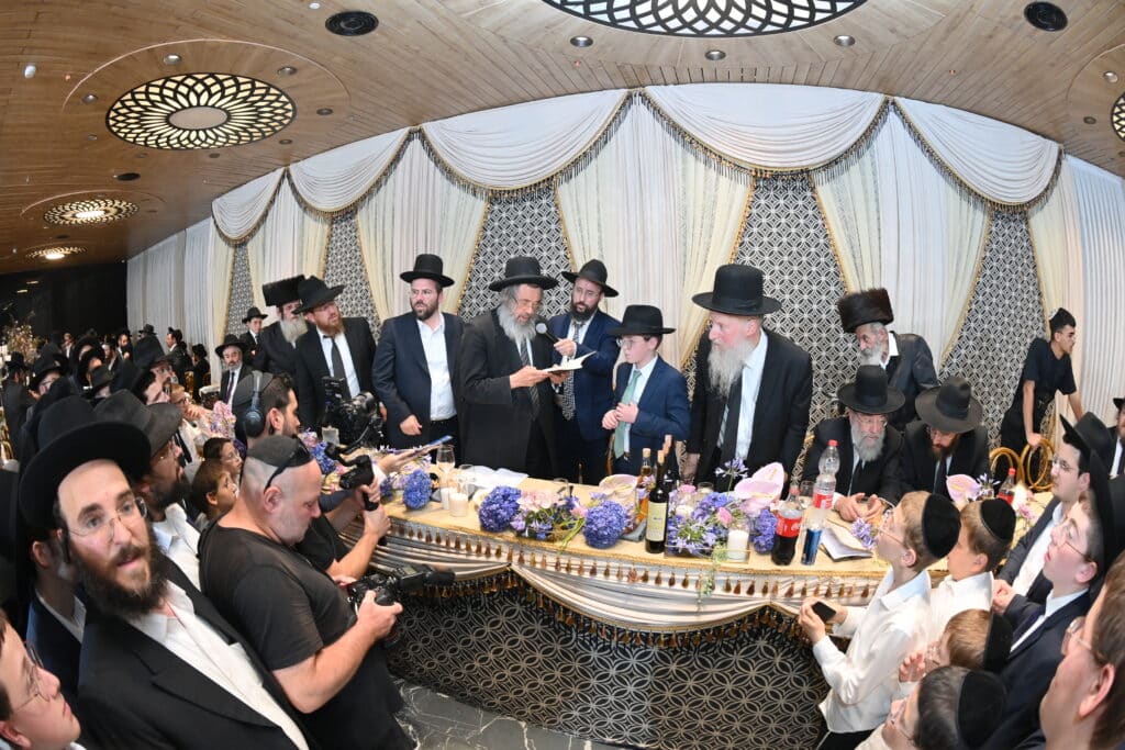 בראשות גדו"י: יו"ר האיחוד ערך בר מצווה לבנו, כולם התייצבו