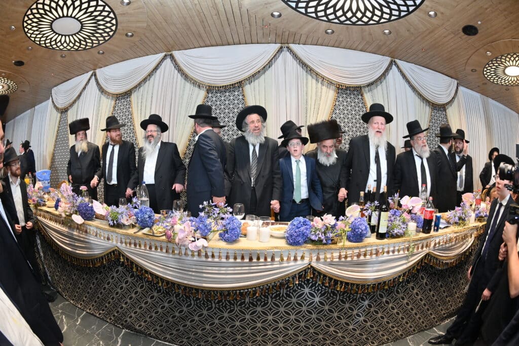 בראשות גדו"י: יו"ר האיחוד ערך בר מצווה לבנו, כולם התייצבו