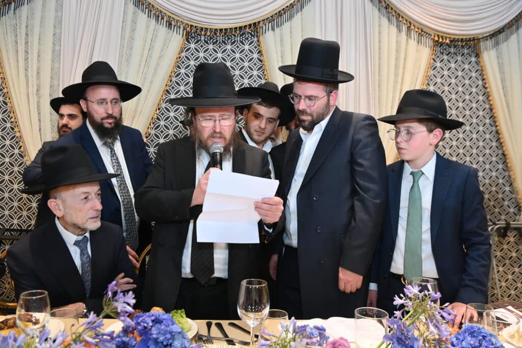 בראשות גדו"י: יו"ר האיחוד ערך בר מצווה לבנו, כולם התייצבו