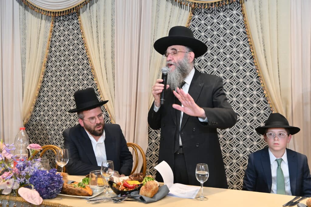 בראשות גדו"י: יו"ר האיחוד ערך בר מצווה לבנו, כולם התייצבו