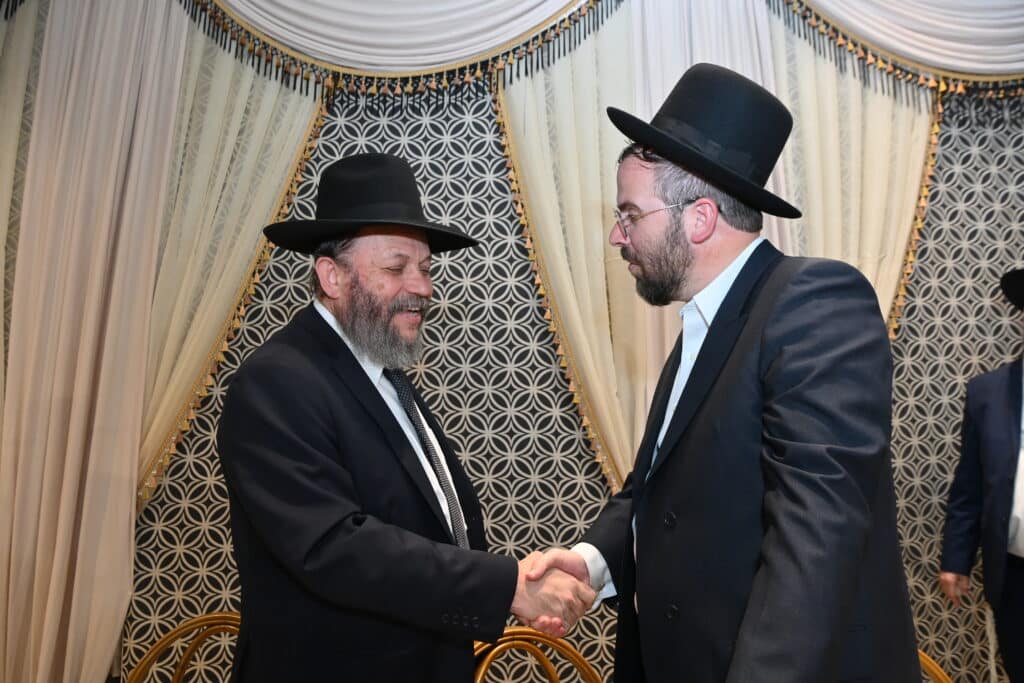 בראשות גדו"י: יו"ר האיחוד ערך בר מצווה לבנו, כולם התייצבו