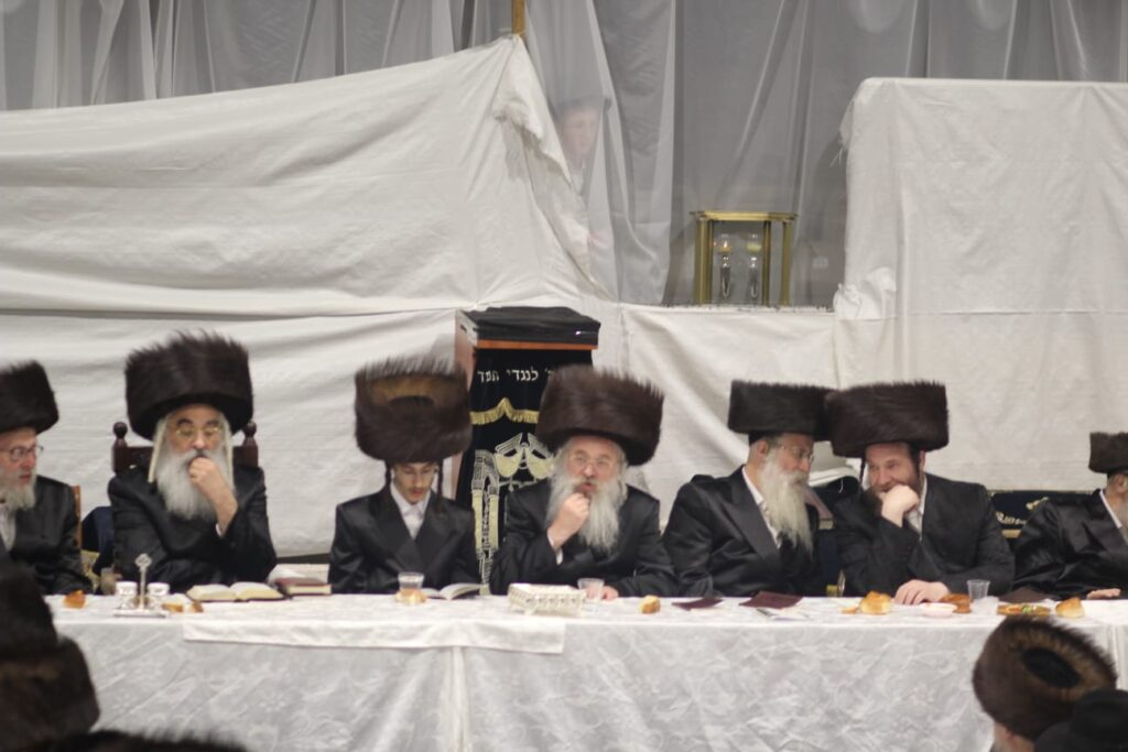 גלריה: האדמו"ר מדושינסקיא שבת בבני ברק