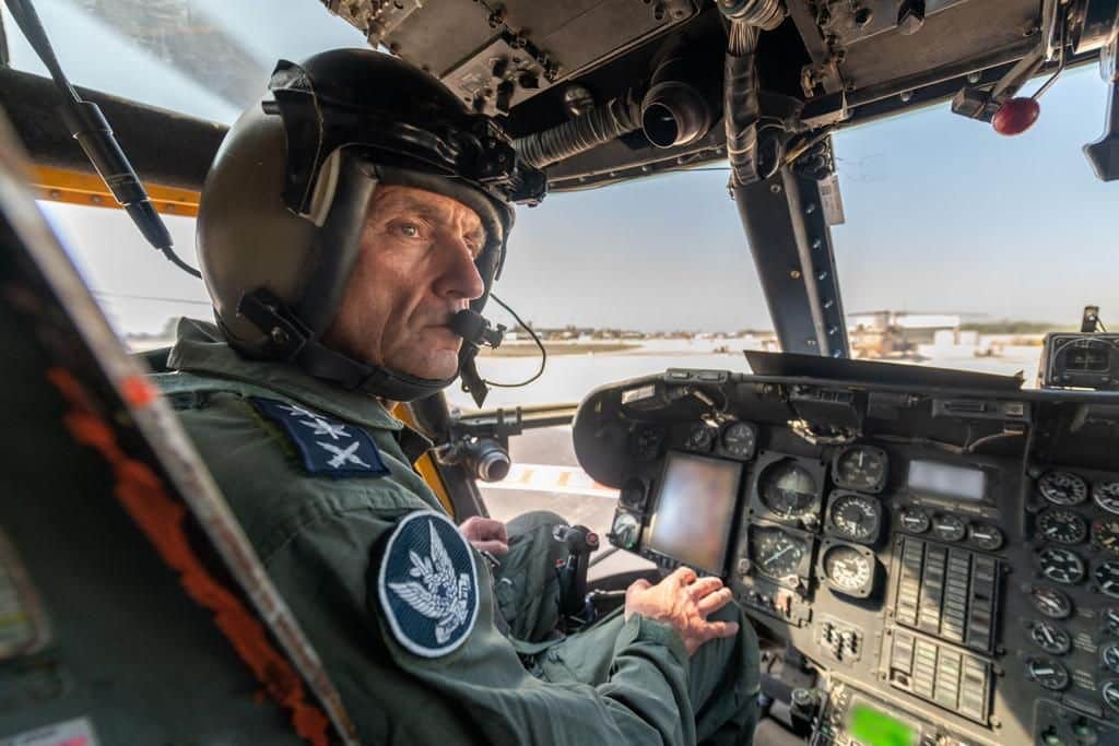 תיעוד: הרמטכ"ל ביקר בבסיס חיל האוויר תל נוף