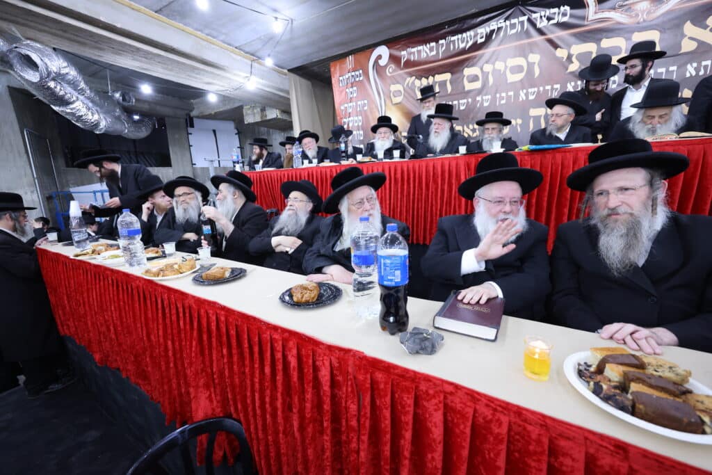 בעדה החרדית סיימו את הש"ס בהילולת הגאב"ד