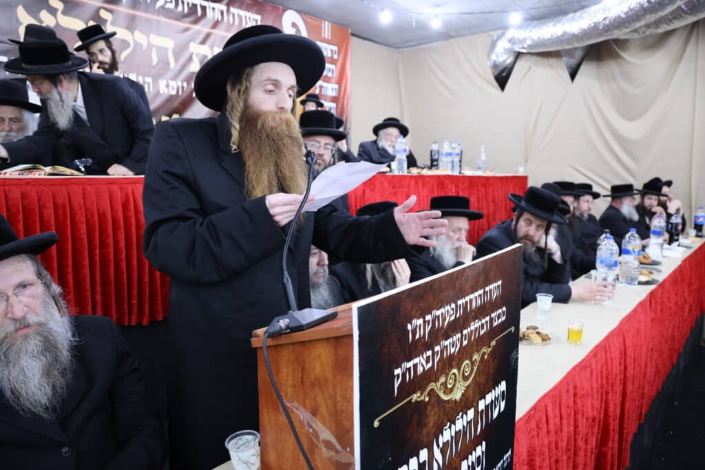 בעדה החרדית סיימו את הש"ס בהילולת הגאב"ד