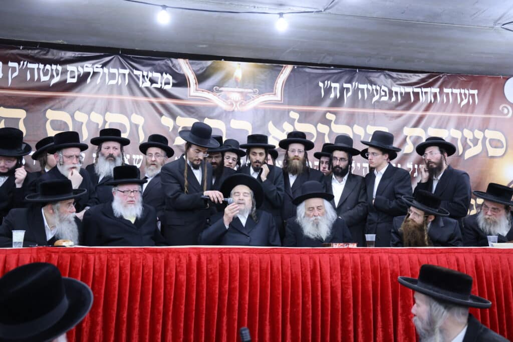 בעדה החרדית סיימו את הש"ס בהילולת הגאב"ד