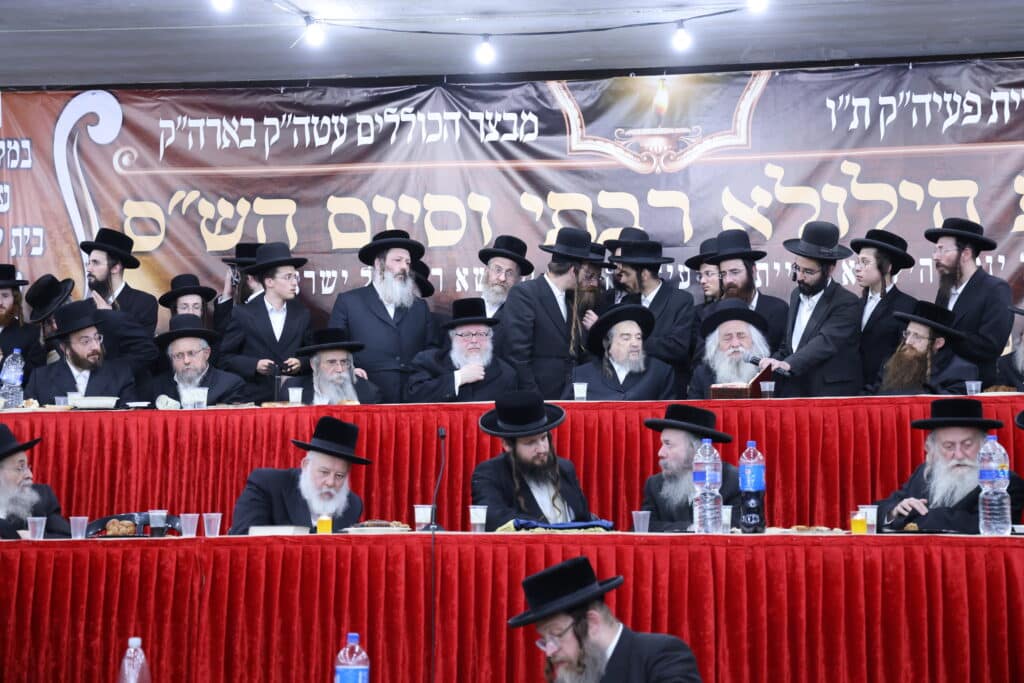 בעדה החרדית סיימו את הש"ס בהילולת הגאב"ד