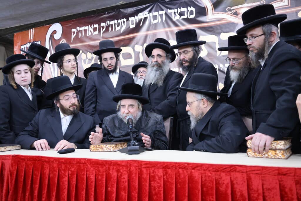 בעדה החרדית סיימו את הש"ס בהילולת הגאב"ד