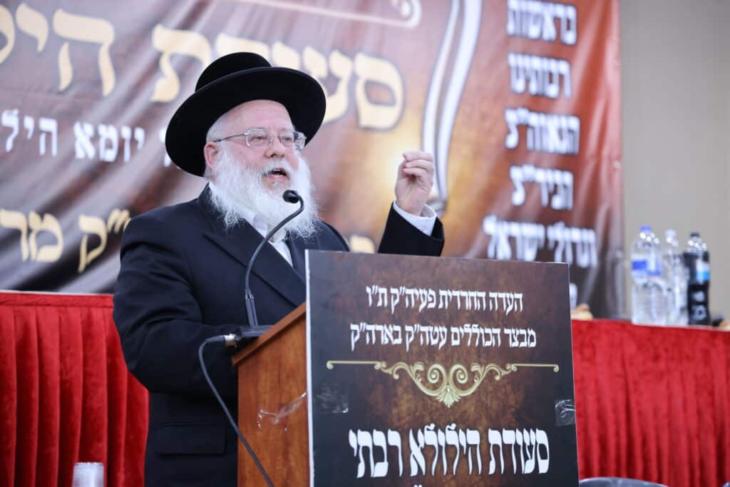 בעדה החרדית סיימו את הש"ס בהילולת הגאב"ד