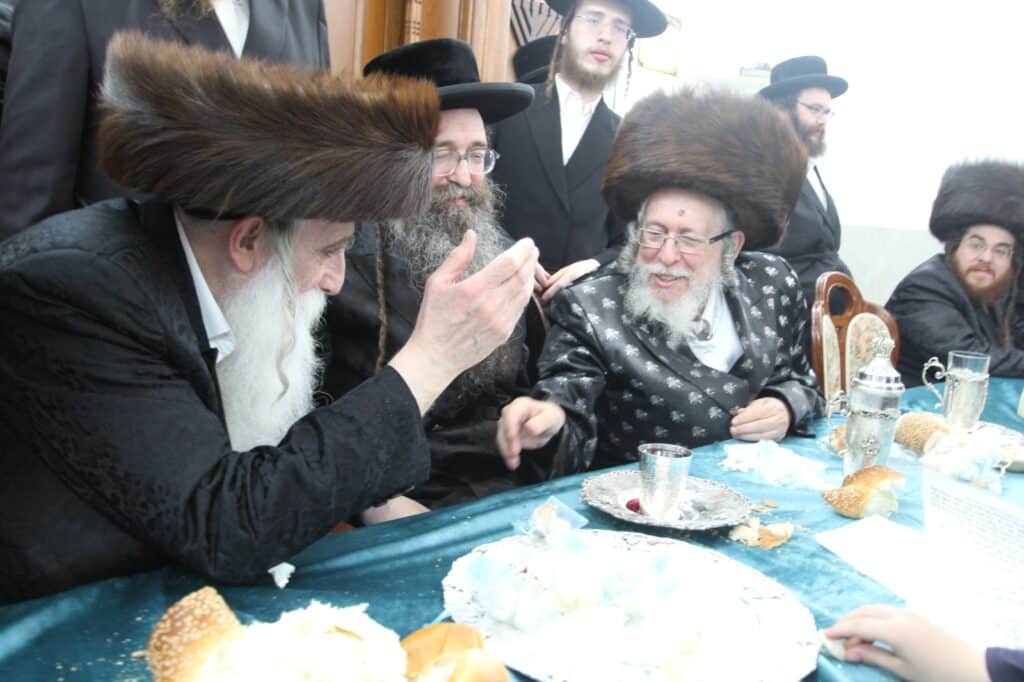 גלריה: במכנובקא חגגו פדיון לנכד האדמו"ר