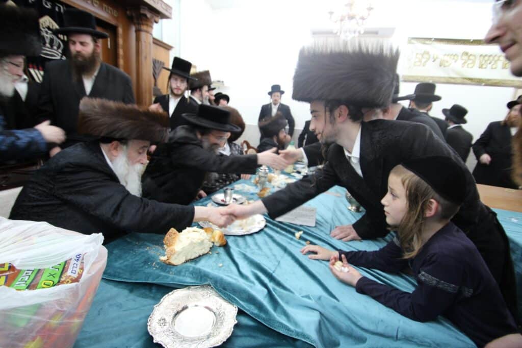 גלריה: במכנובקא חגגו פדיון לנכד האדמו"ר