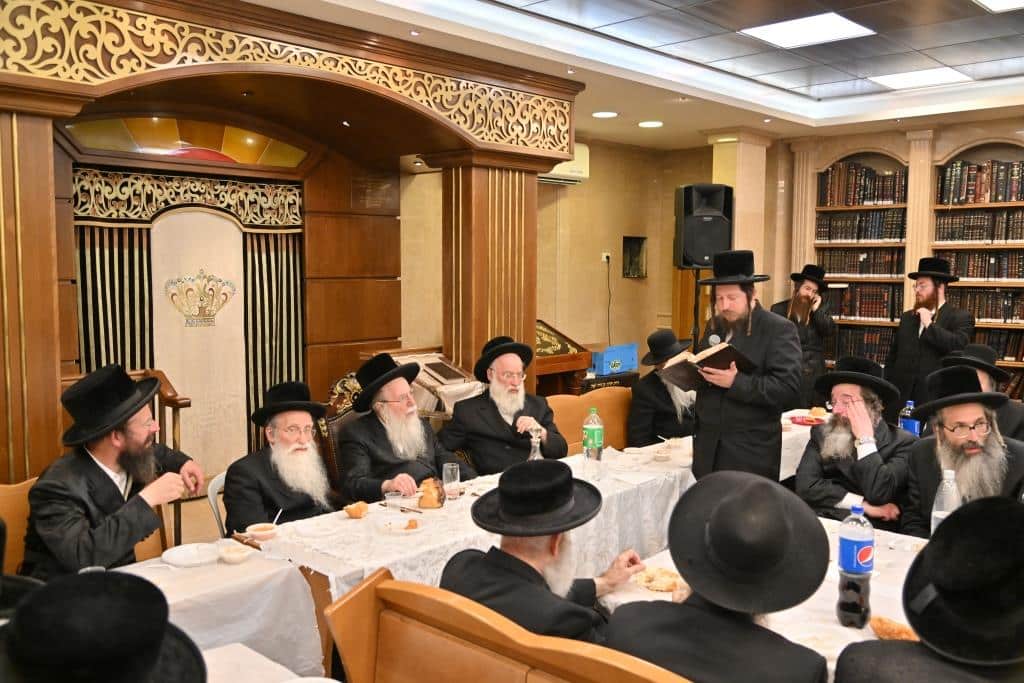 הילולת הרה"ק מצאנז קלויזנבורג זי"ע בצל חתנו הגדול
