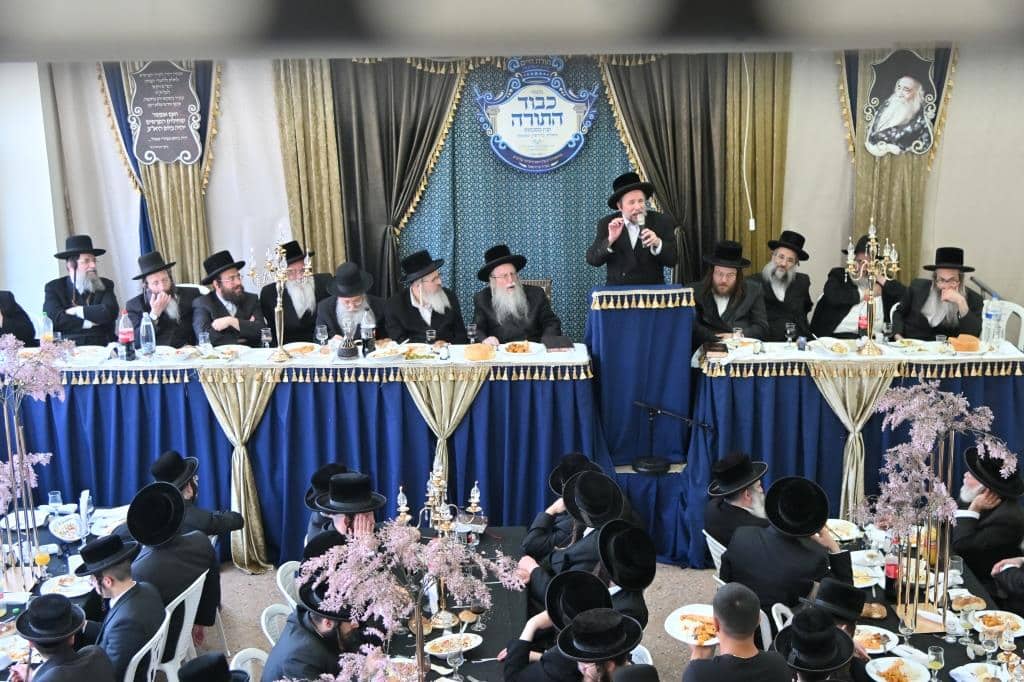 הילולת הרה"ק מצאנז קלויזנבורג זי"ע בצל חתנו הגדול