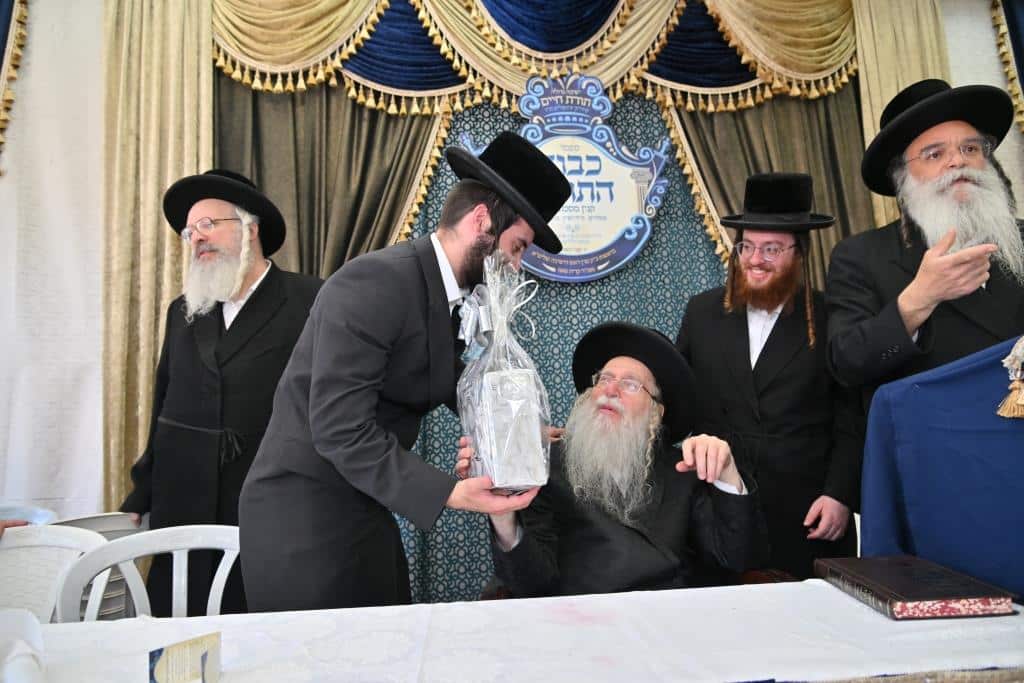 הילולת הרה"ק מצאנז קלויזנבורג זי"ע בצל חתנו הגדול