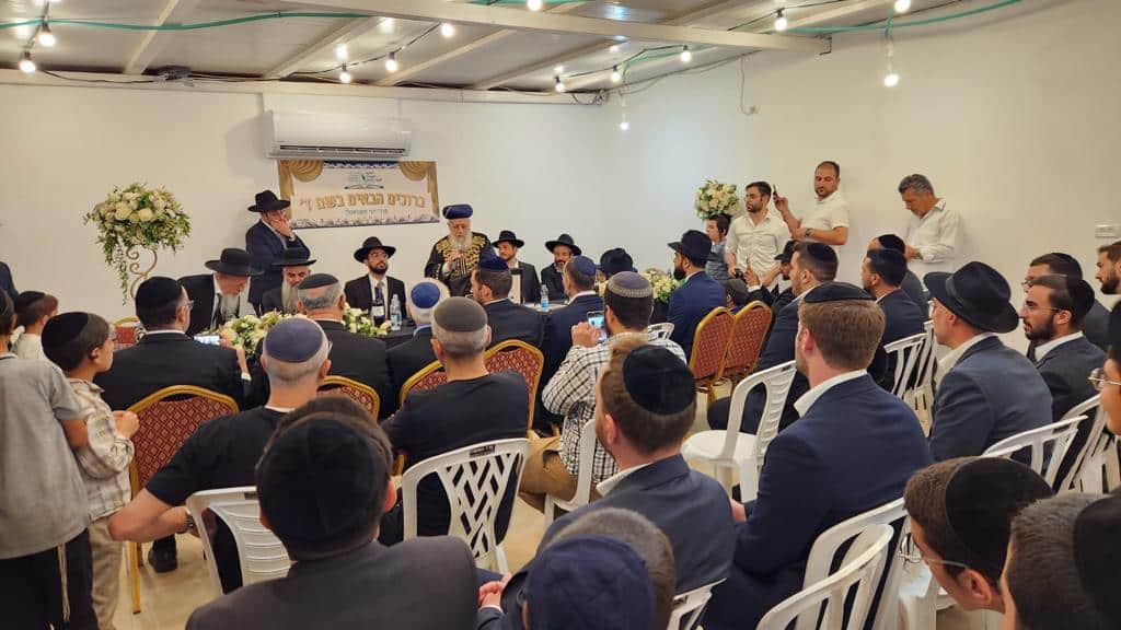 הראשל"צ הגיע לחנוך את כולל האברכים בקטמון