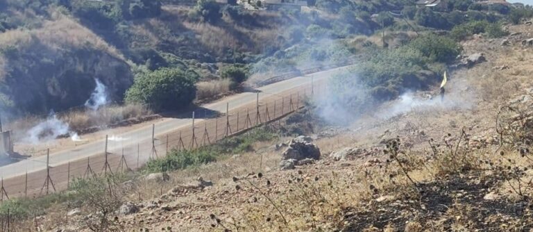 פעילי חיזבאללה הציתו אש, צה"ל הרחיק באמצעות ירי