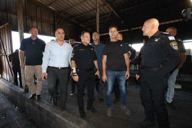 המפכ"ל נדהם מהטרור החקלאי בגליל