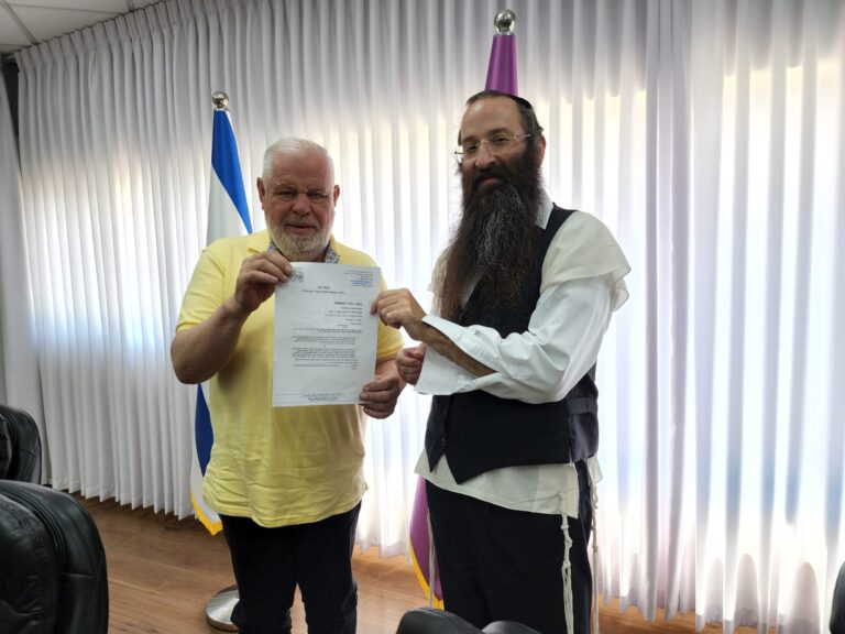 טופס אכלוס נמסר לעוד כ-500 תושבים בהר יונה