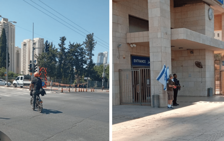 בגלל עשרות מפגינים: המשטרה סגרה רחובות שלמים בתל אביב