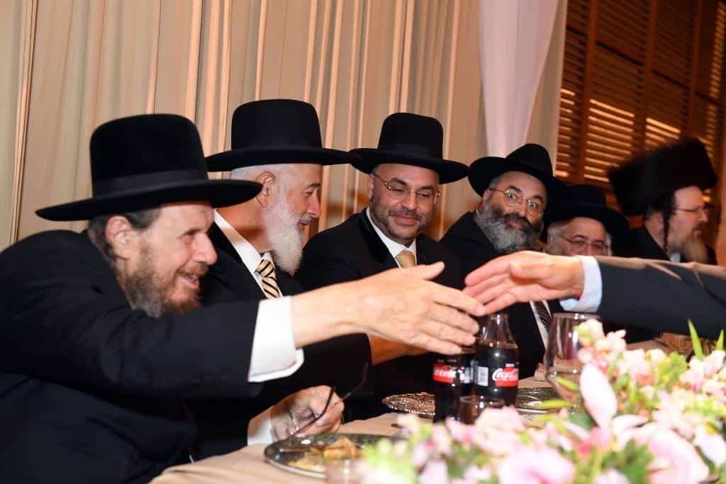 צפו בגלריה: שמחת נישואי בן הגה"צ רבי מרדכי אורי אנגלמן