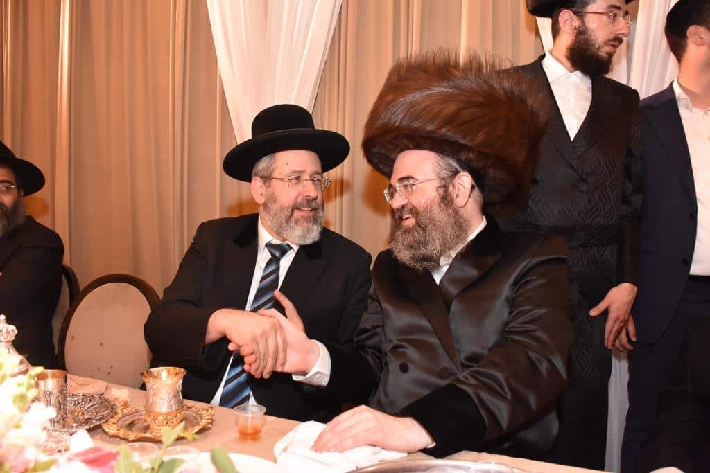 צפו בגלריה: שמחת נישואי בן הגה"צ רבי מרדכי אורי אנגלמן