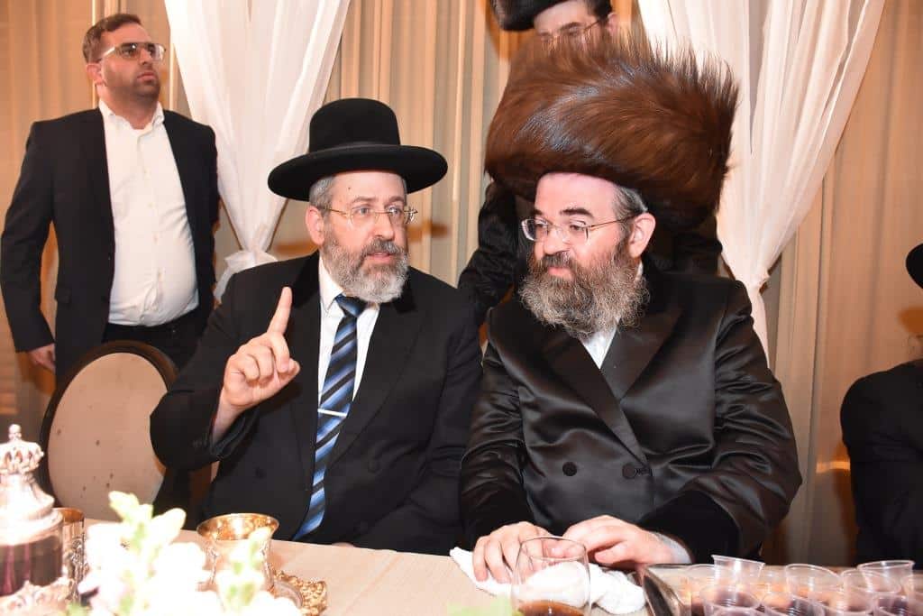 צפו בגלריה: שמחת נישואי בן הגה"צ רבי מרדכי אורי אנגלמן