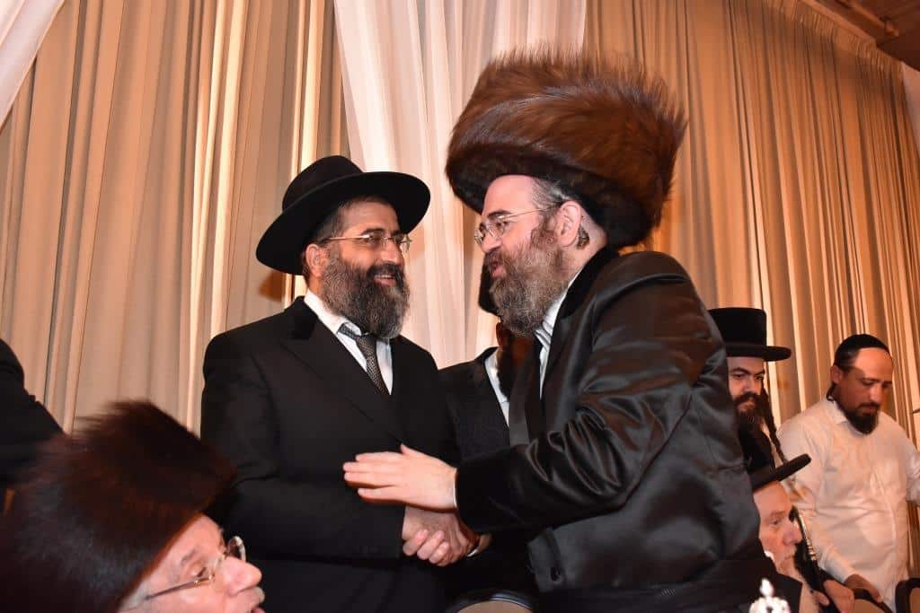 צפו בגלריה: שמחת נישואי בן הגה"צ רבי מרדכי אורי אנגלמן