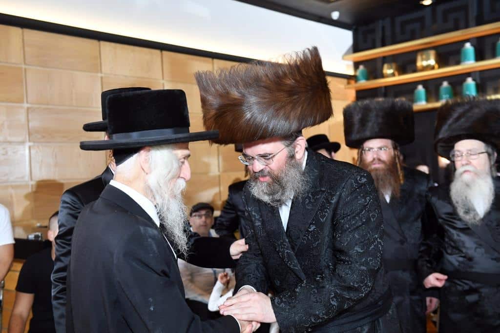צפו בגלריה: שמחת נישואי בן הגה"צ רבי מרדכי אורי אנגלמן