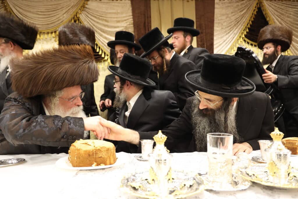 בנדבורנה ירושלים חגגו שבע ברכות לבת האדמו"ר