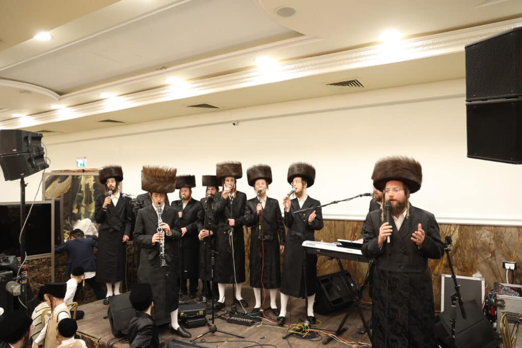 בנדבורנה ירושלים חגגו שבע ברכות לבת האדמו"ר