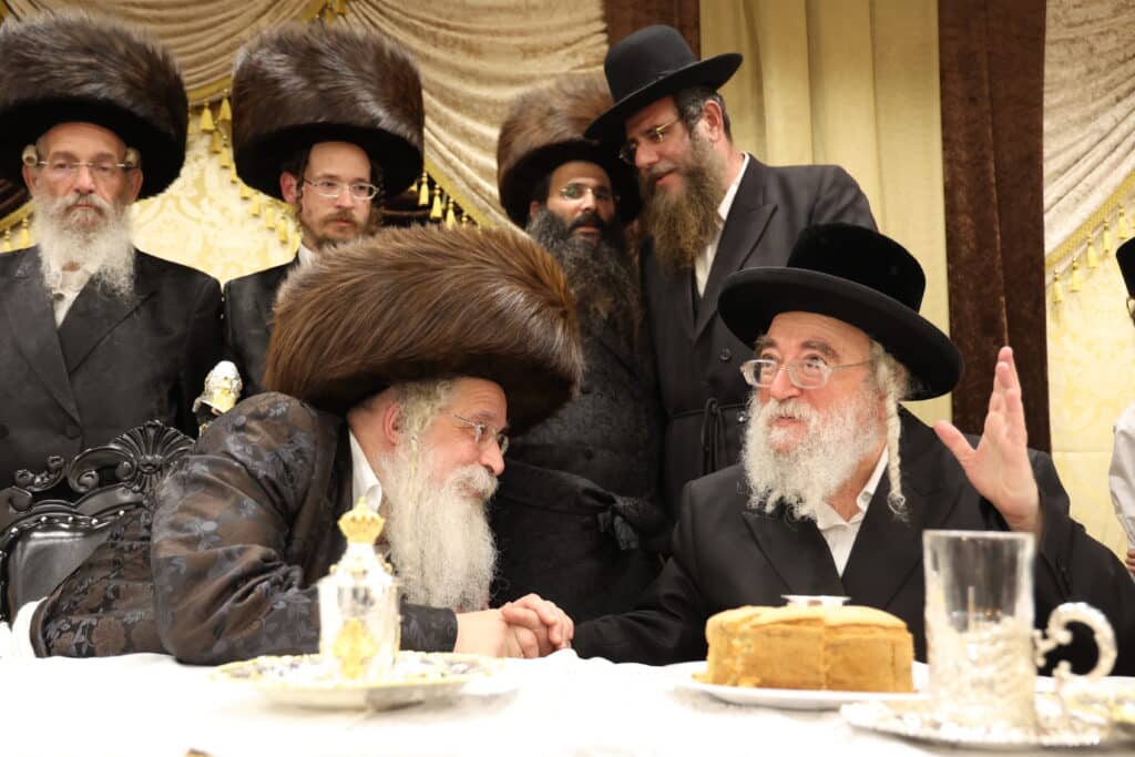 בנדבורנה ירושלים חגגו שבע ברכות לבת האדמו"ר