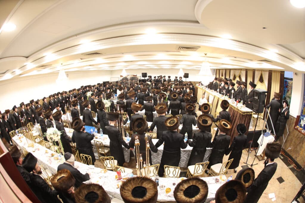 בנדבורנה ירושלים חגגו שבע ברכות לבת האדמו"ר