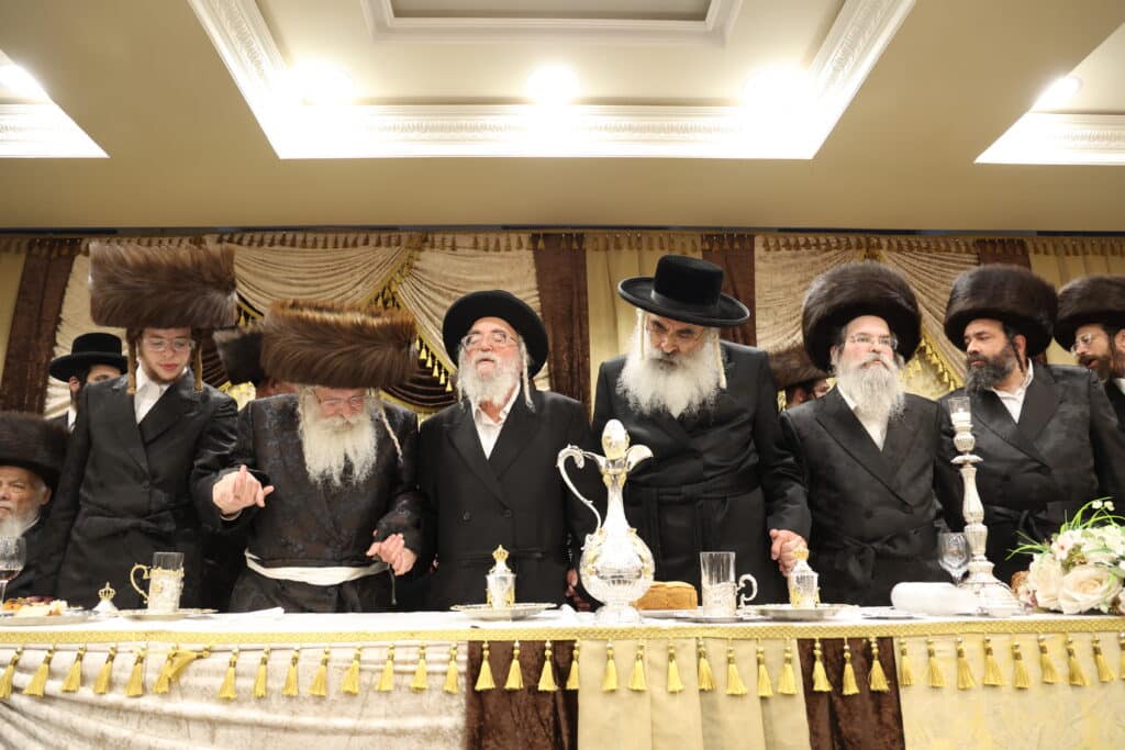 בנדבורנה ירושלים חגגו שבע ברכות לבת האדמו"ר