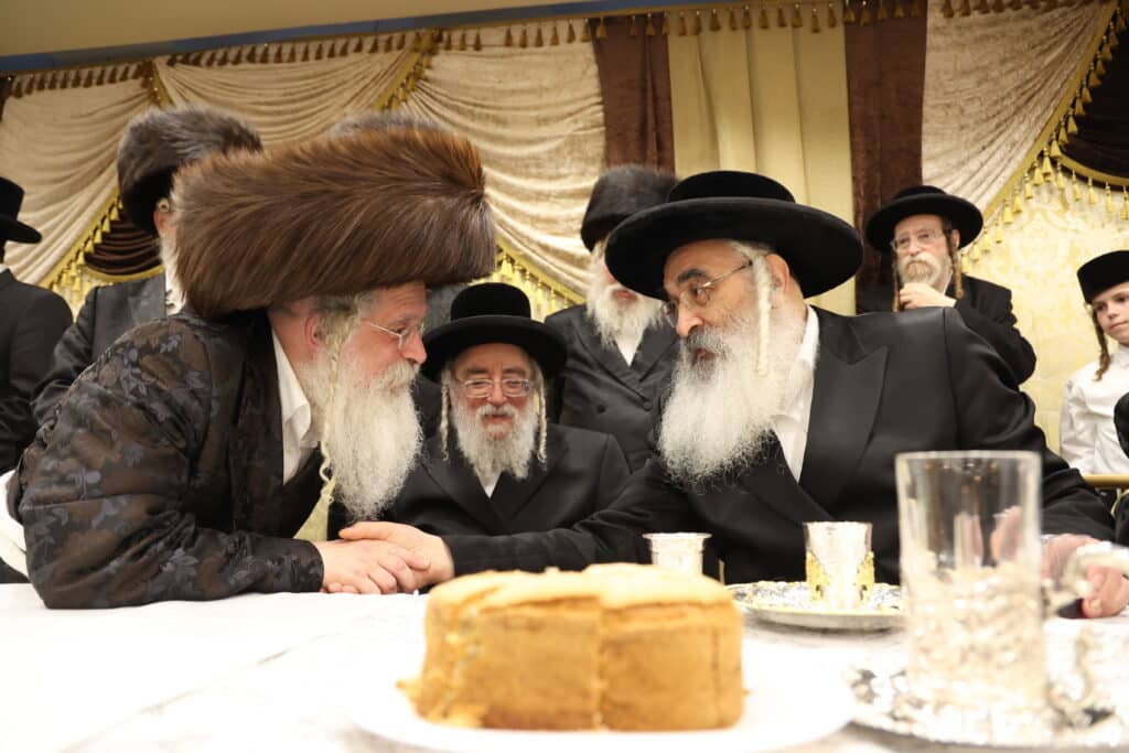 בנדבורנה ירושלים חגגו שבע ברכות לבת האדמו"ר