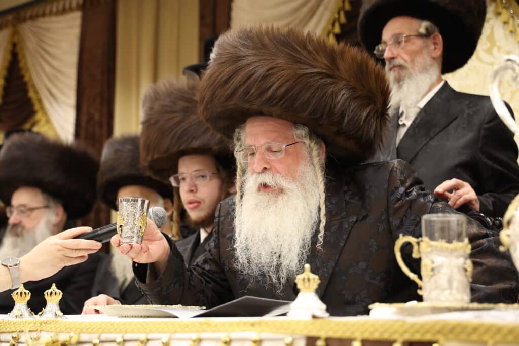 בנדבורנה ירושלים חגגו שבע ברכות לבת האדמו"ר