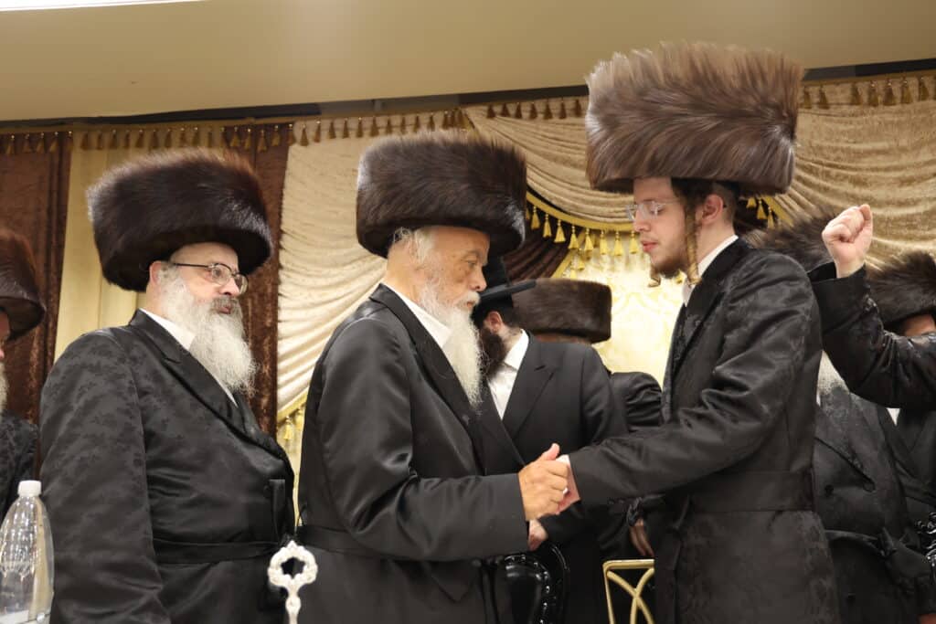 בנדבורנה ירושלים חגגו שבע ברכות לבת האדמו"ר