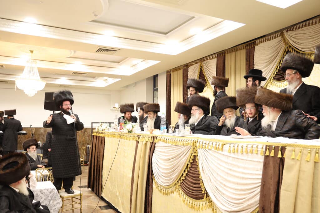 בנדבורנה ירושלים חגגו שבע ברכות לבת האדמו"ר