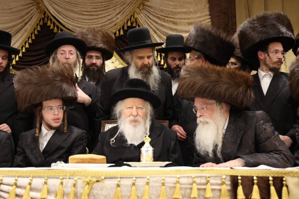 בנדבורנה ירושלים חגגו שבע ברכות לבת האדמו"ר