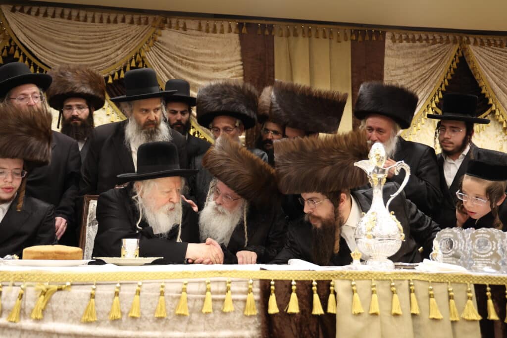 בנדבורנה ירושלים חגגו שבע ברכות לבת האדמו"ר