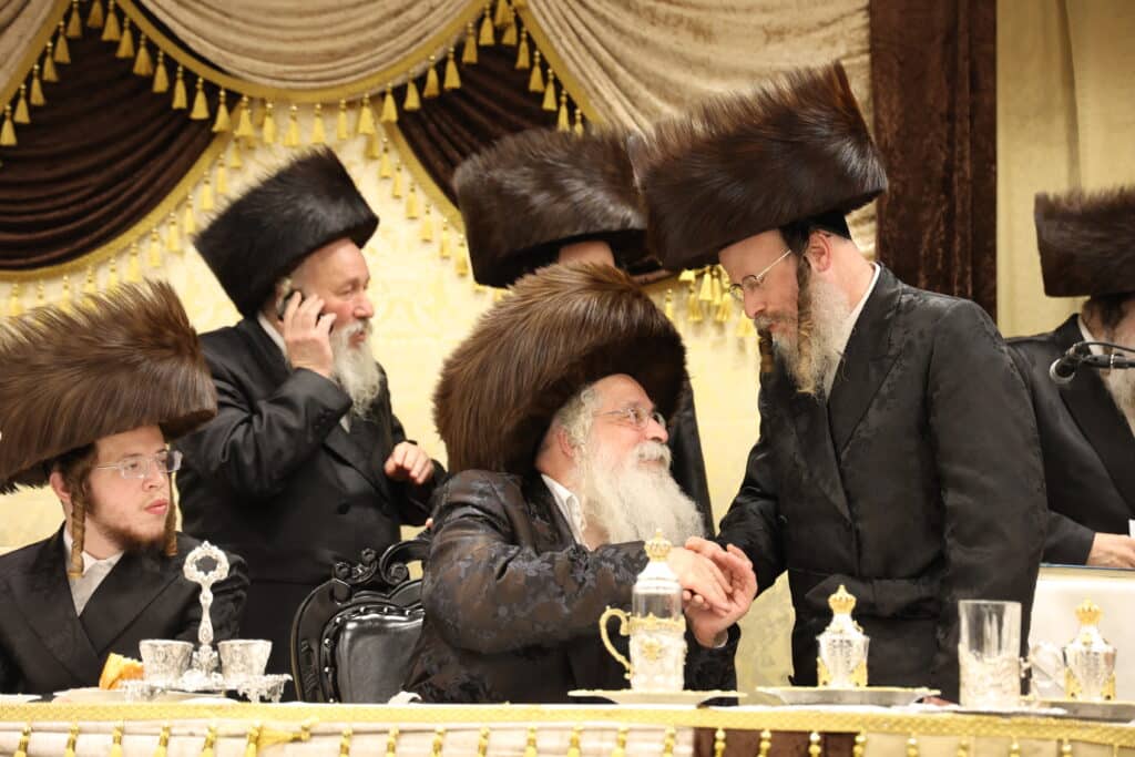 בנדבורנה ירושלים חגגו שבע ברכות לבת האדמו"ר