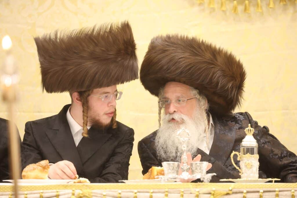 בנדבורנה ירושלים חגגו שבע ברכות לבת האדמו"ר