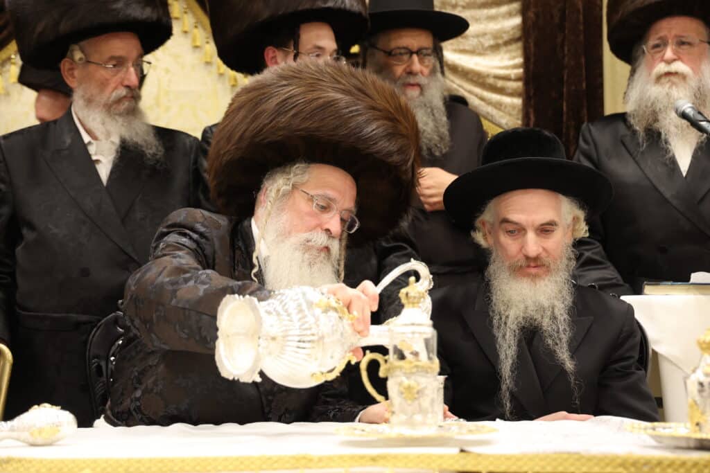 בנדבורנה ירושלים חגגו שבע ברכות לבת האדמו"ר