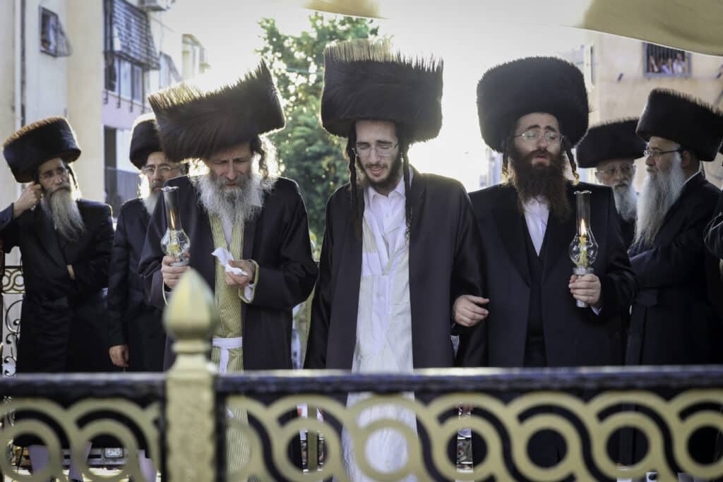 המשפיע החסידי שילהב את ההמונים בשמחת נישואי בנו