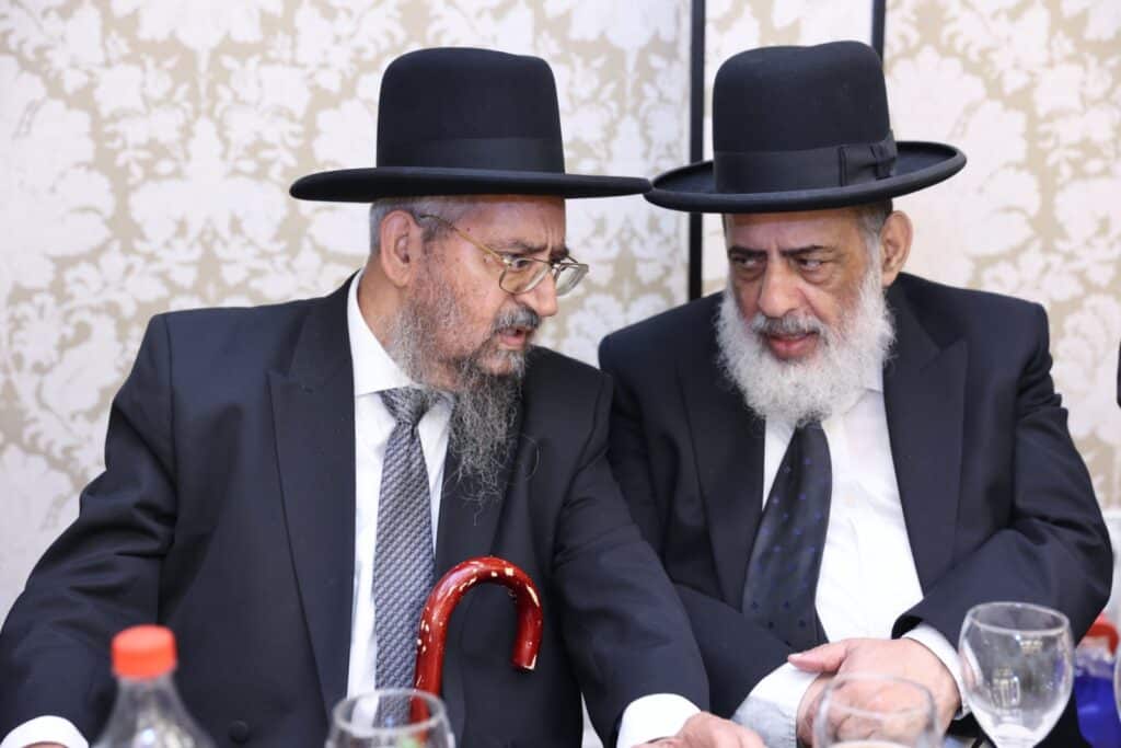 בהשתתפות רבנים: רבה של יקנעם השיא את נכדו בבני ברק