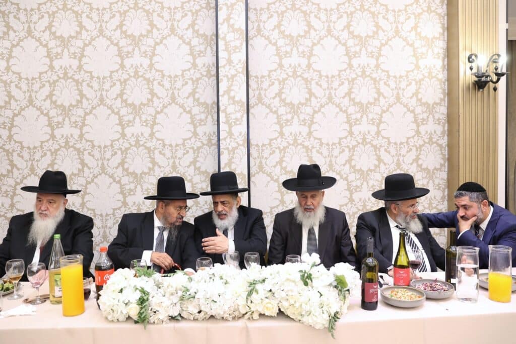 בהשתתפות רבנים: רבה של יקנעם השיא את נכדו בבני ברק