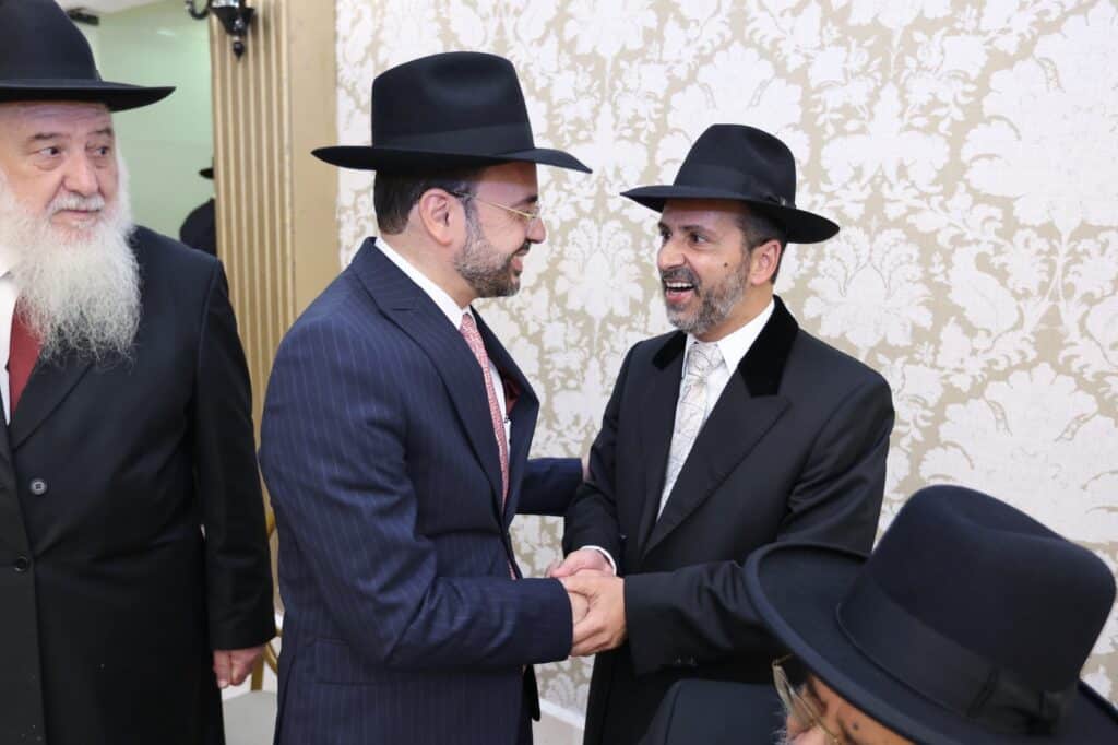 בהשתתפות רבנים: רבה של יקנעם השיא את נכדו בבני ברק