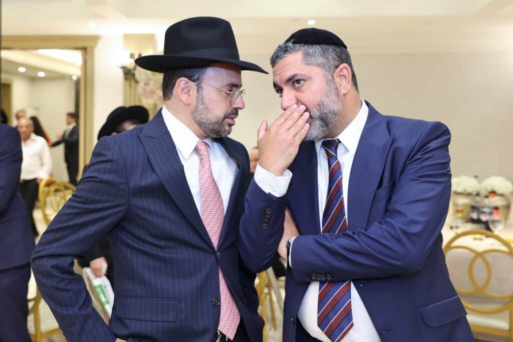 בהשתתפות רבנים: רבה של יקנעם השיא את נכדו בבני ברק