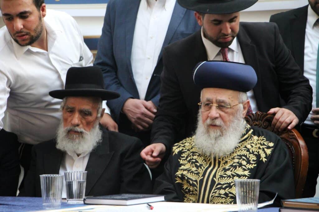 בהשתתפות הגר"י יוסף: הנחת אבן הפינה ל"בית מורשת מרן"